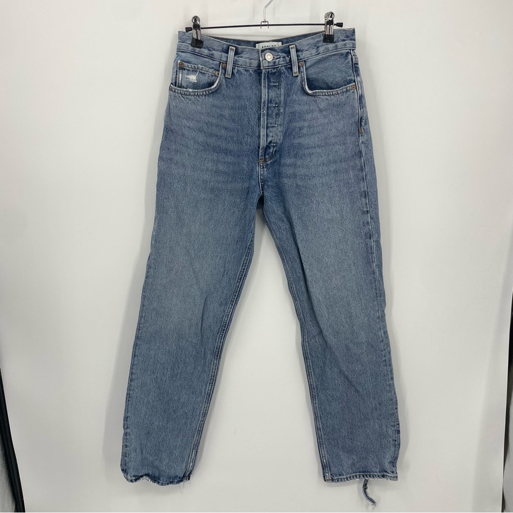 Agolde Women's Straight Leg Jeans - Light Blue